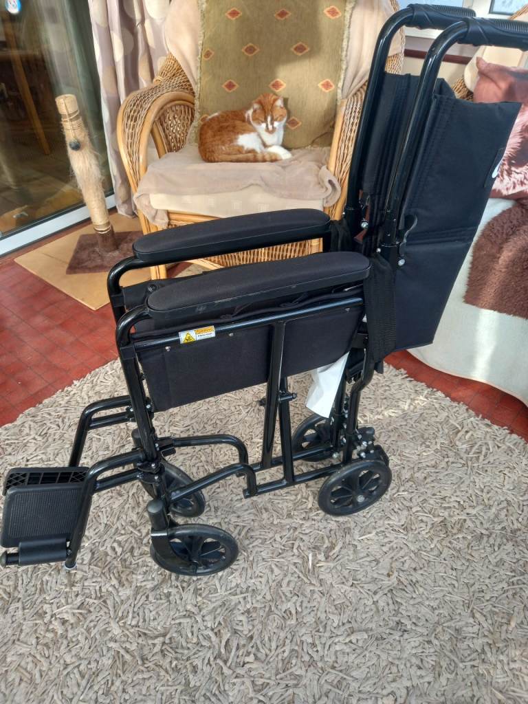 ATC19 Aluminium Travel Wheelchair