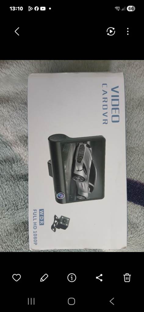 New car dvr full hd in sealed box