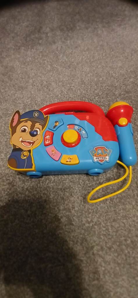 Paw patrol boom box
