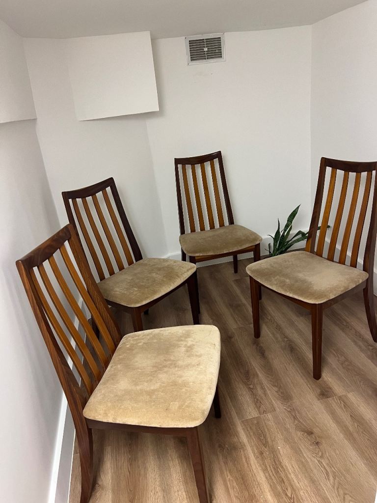 Mid-century set of chairs