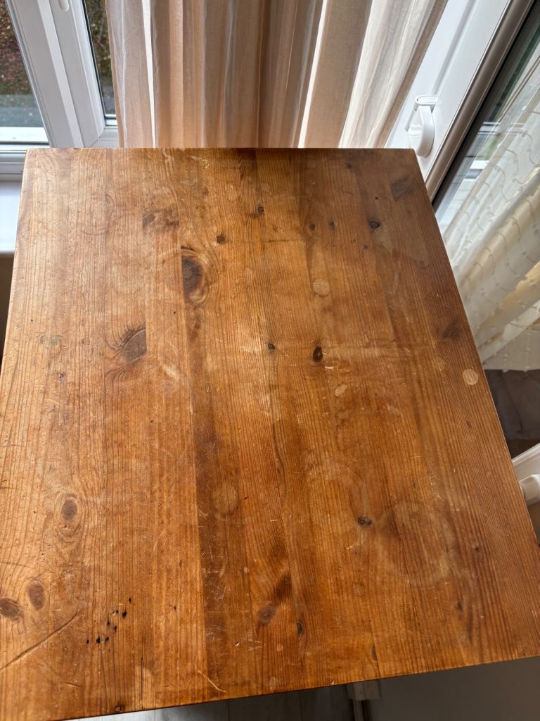 Vintage handmade solid pine cupboard