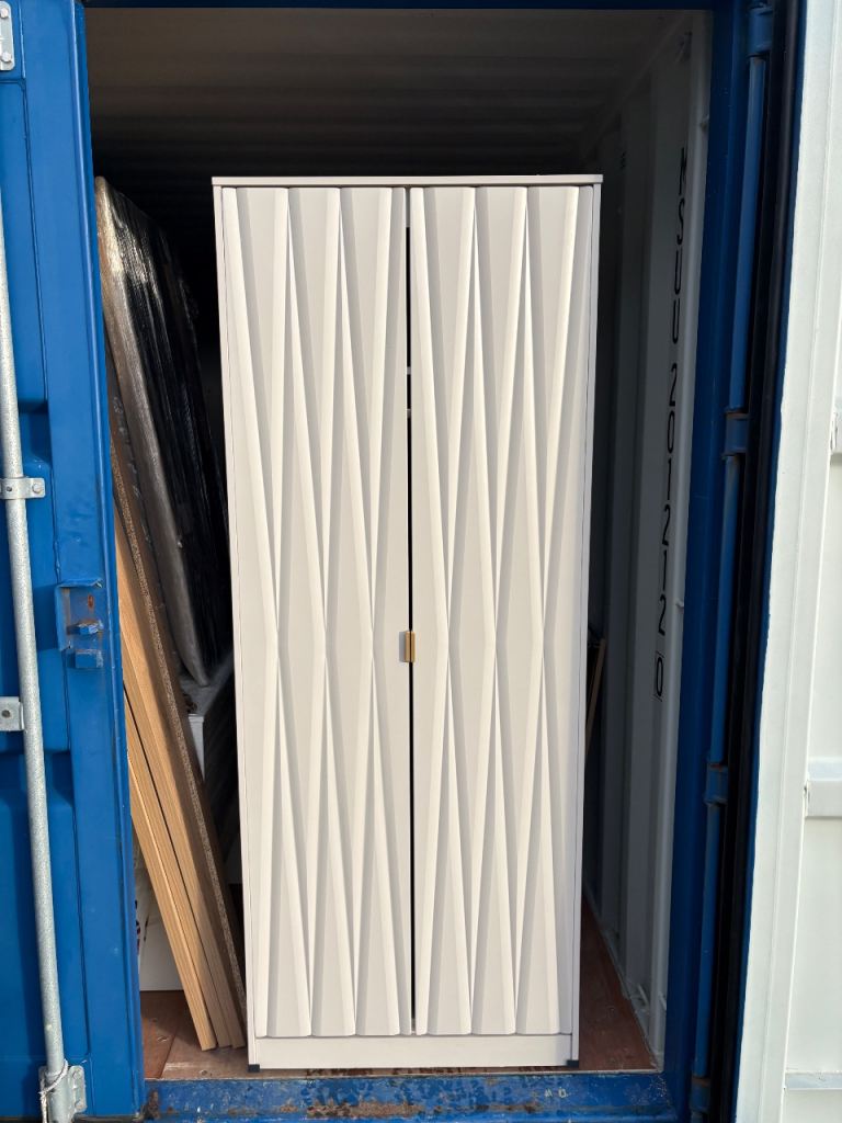 Diamond 2 Door Wardrobe - Kashmir Matt (Ready Assembled)