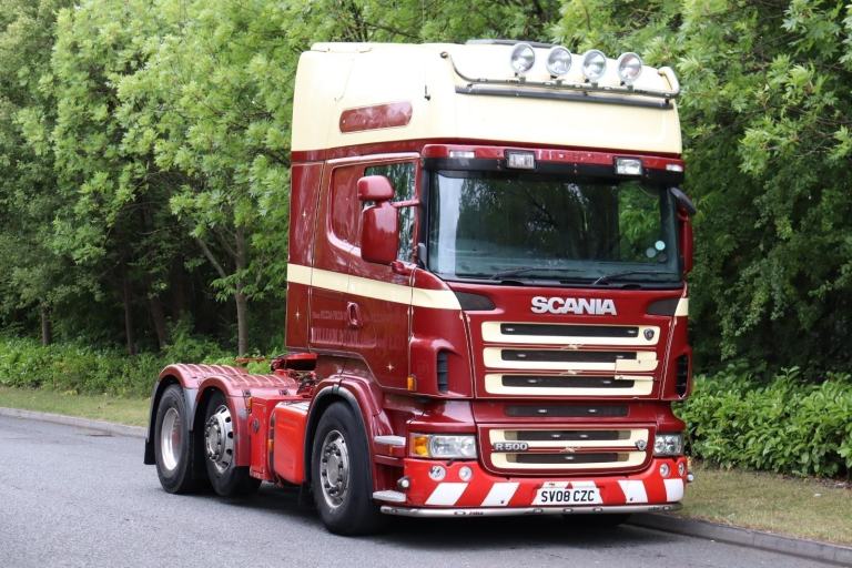 SCANIA R500 V8 TOPLINE 6X2 MIDLIFT TRACTOR (2008)