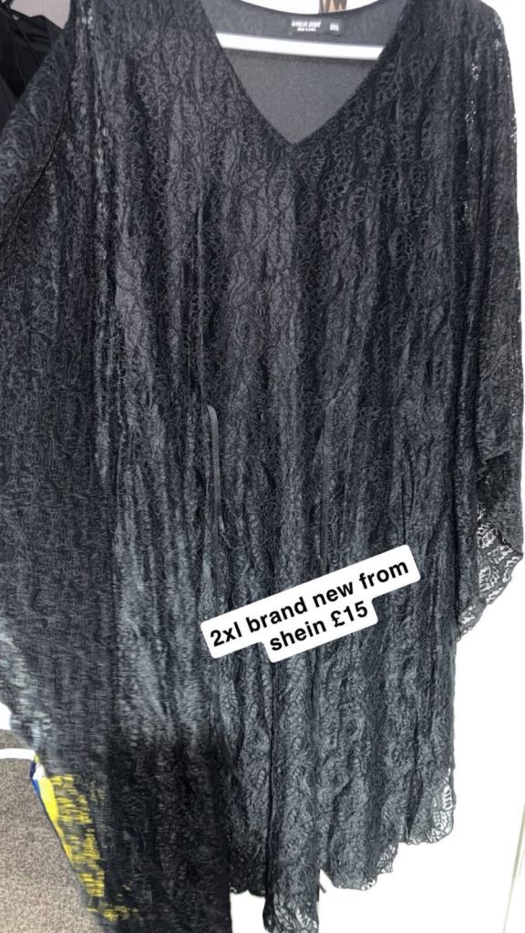 Womens kaftan net dress