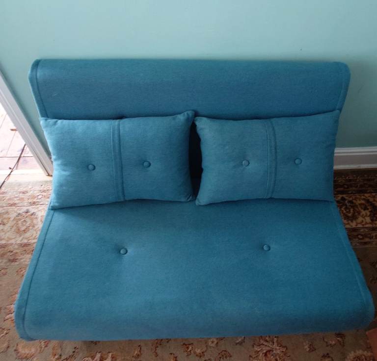 Made. Com Haru double sofa bed in sherbet blue
