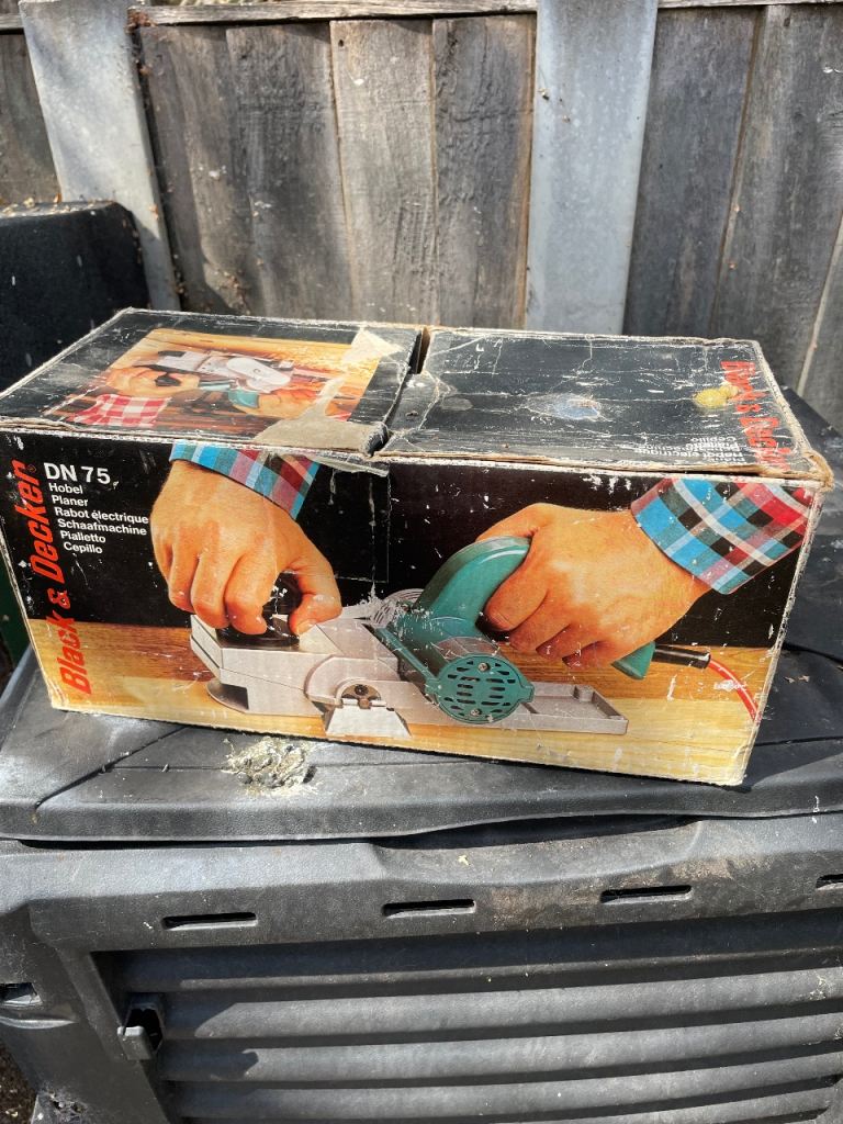 Black & Decker DN 75 Power Plane - Good Condition with Box