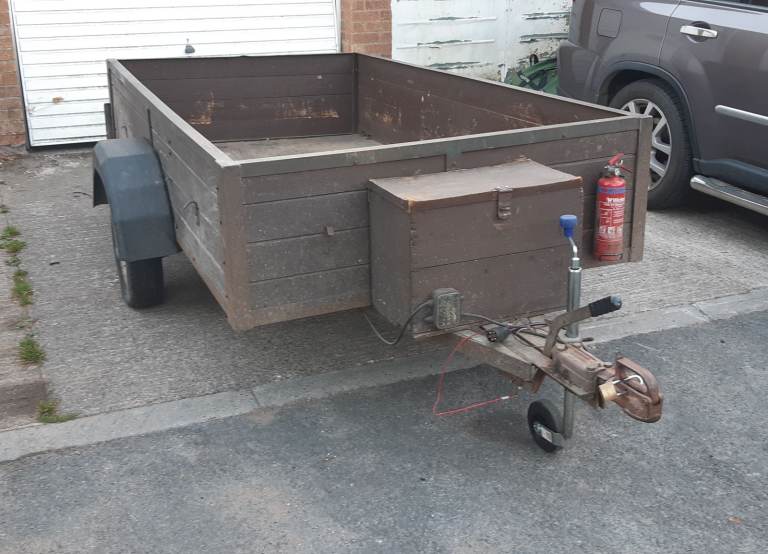 Wooden open top trailer