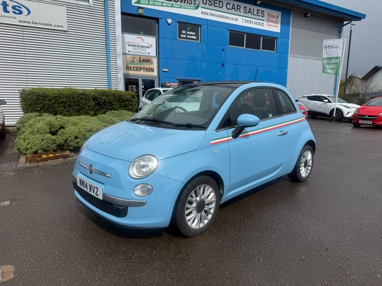 2014 Fiat 500 1.2 Lounge Hatchback 3dr Petrol Manual Euro 6 (s/s) (69 bhp)