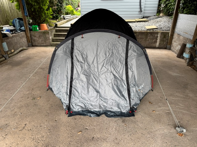 Grey Dome Camping Tent 3 Person and accessories 
