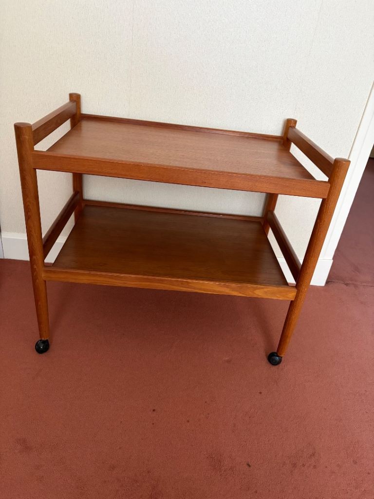 Teak Mid Century Hostess Trolley 