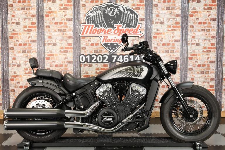 2021 INDIAN SCOUT BOBBER TWENTY - ONLY 7,521 MILES - GREAT EXTRAS - SUPERB BIKE