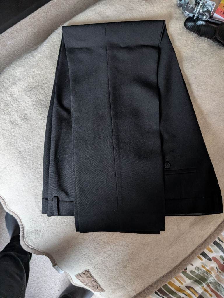 Taylor & Wright Black Men's Trousers - Waist 40, Leg 33
