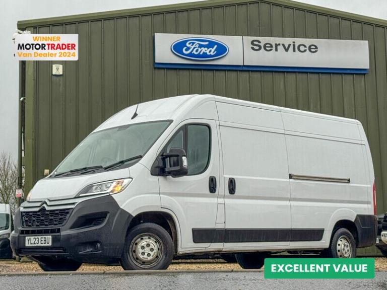 2023 Citroen Relay LWB L3H2 Medium Roof Enterprise Bluehdi 35 EURO 6 Panel Van Diesel Manual