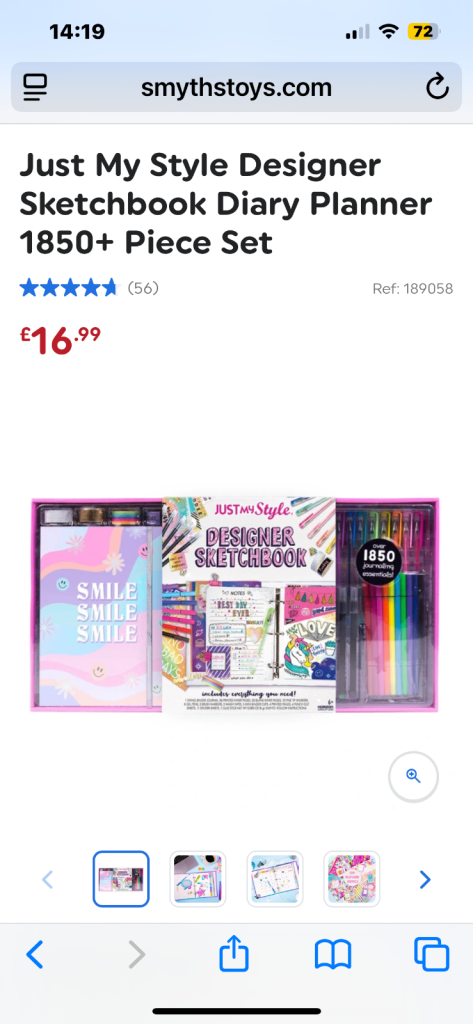 BNIB sketchbook set