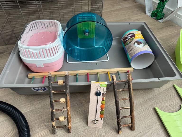 Small Animal Cage and Starter Accessories