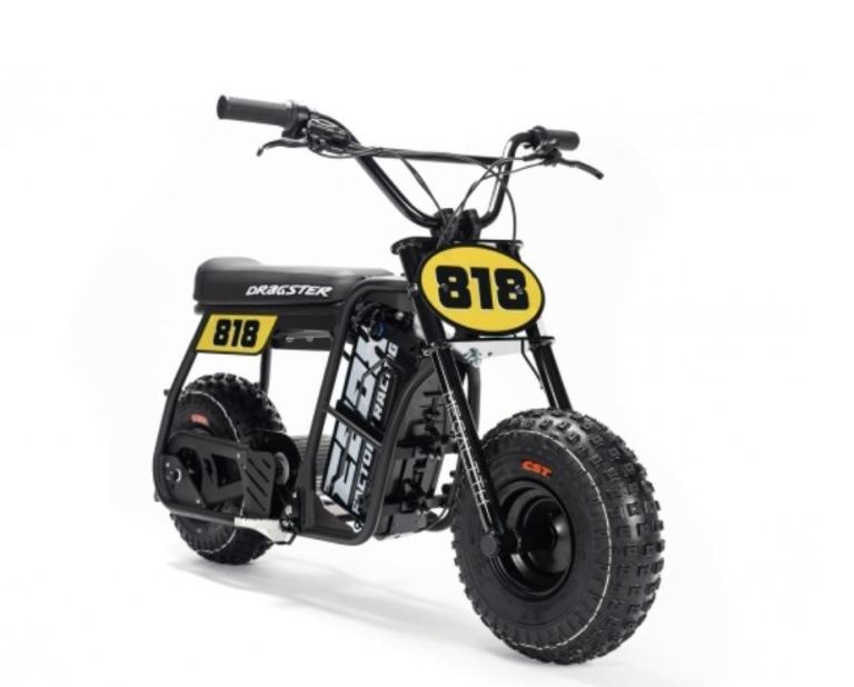 Stomp Ebox Dragster Electric Mini Bike Black-Navy-Yellow-White In Stock