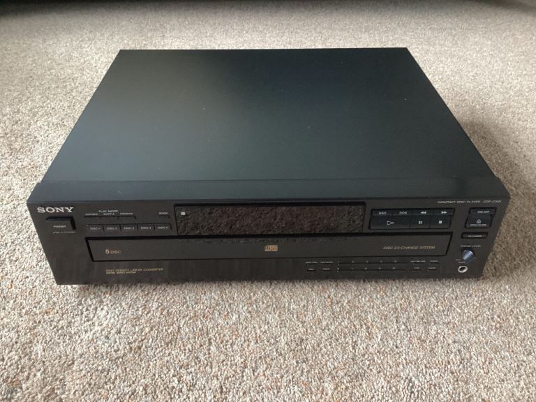 Sony CD player CDP-C355 5 disc multiplayer