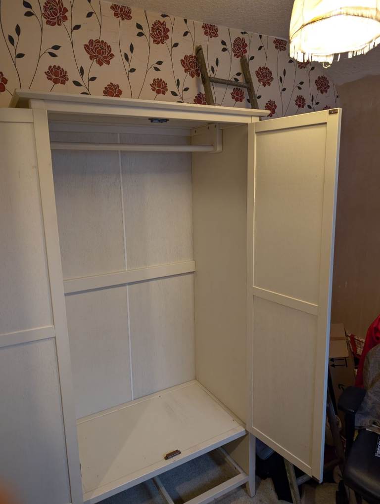 Rattan style wardrobe 