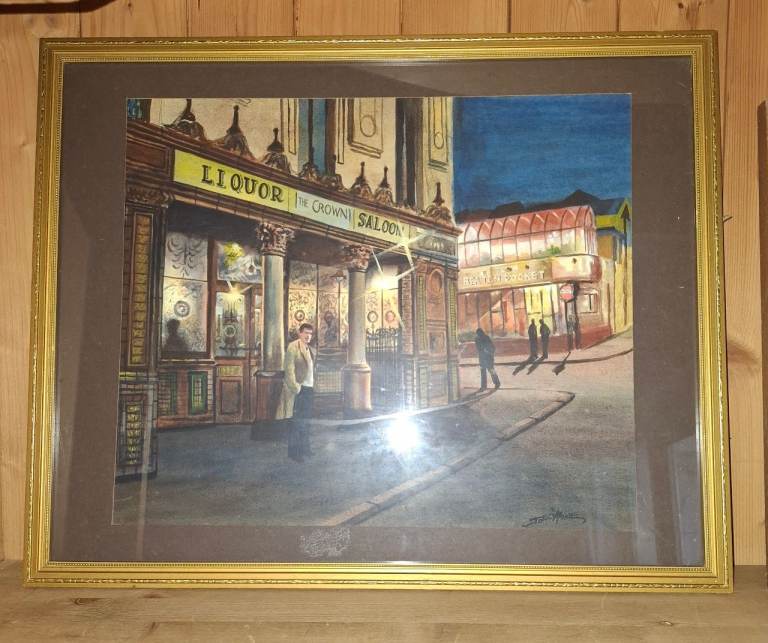 image for Watercolour The Crown Bar, Belfast