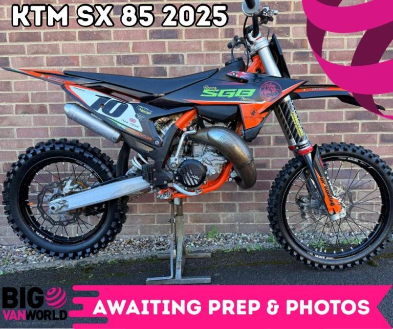 KTM SX 85 2025 - 74 Hrs - Stock - Awaiting Prep & Photos