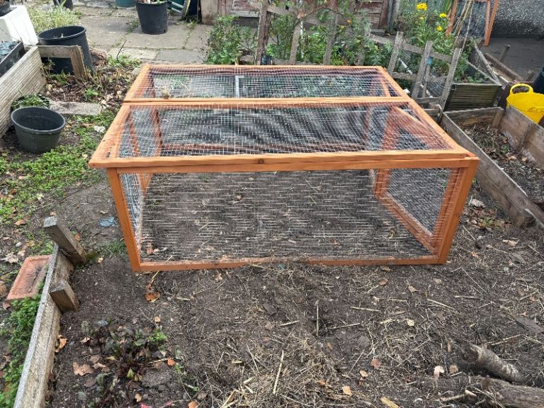Two Small outdoor/indoor small animal cage 