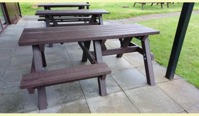 Accessible Recycled Plastic PICNIC TABLE 