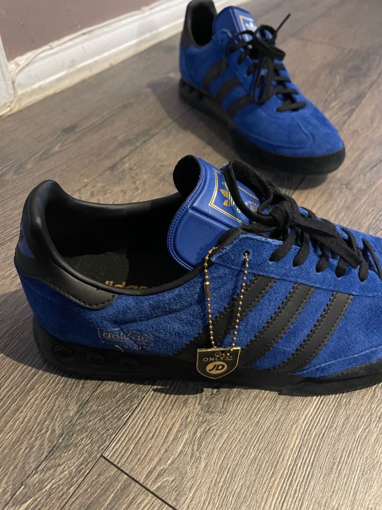 Adidas keglersuper blue trainers size 11