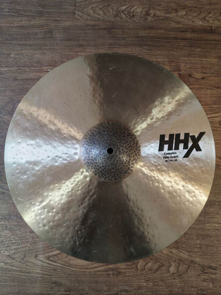 HHX Complex Thin Crash Cymbal – 18 inch, Good Condition