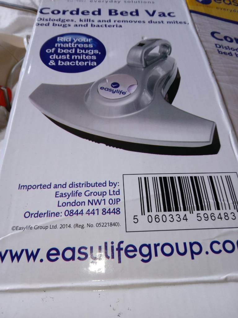Easylife corded bed vac