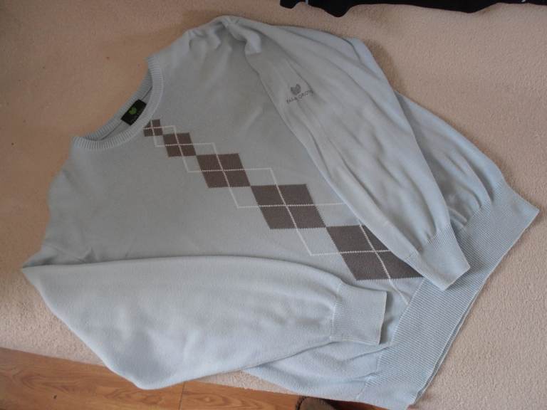 Palm Grove - golfing jumper , Blue -  Size - 44 inch, (S ) UK.