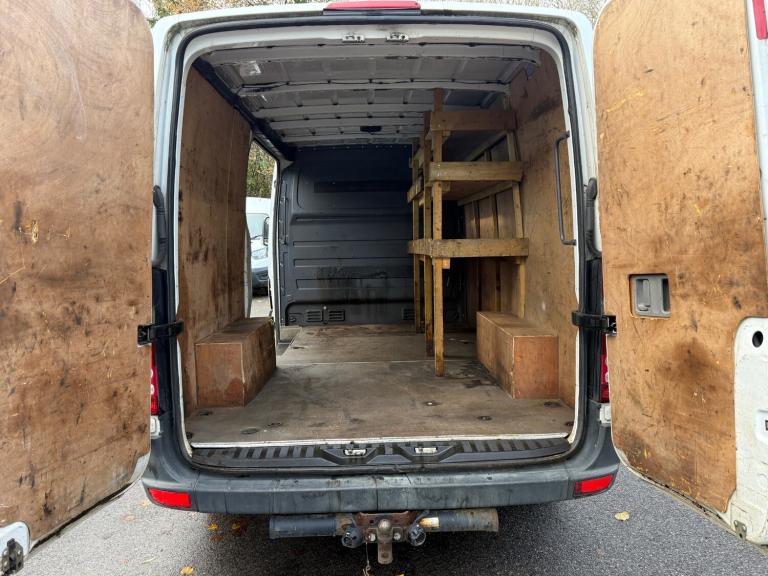 2018 MERCEDES SPRINTER 2.1L DIESEL WHITE MANUAL MWB LOW ROOF PANEL VAN - 194K