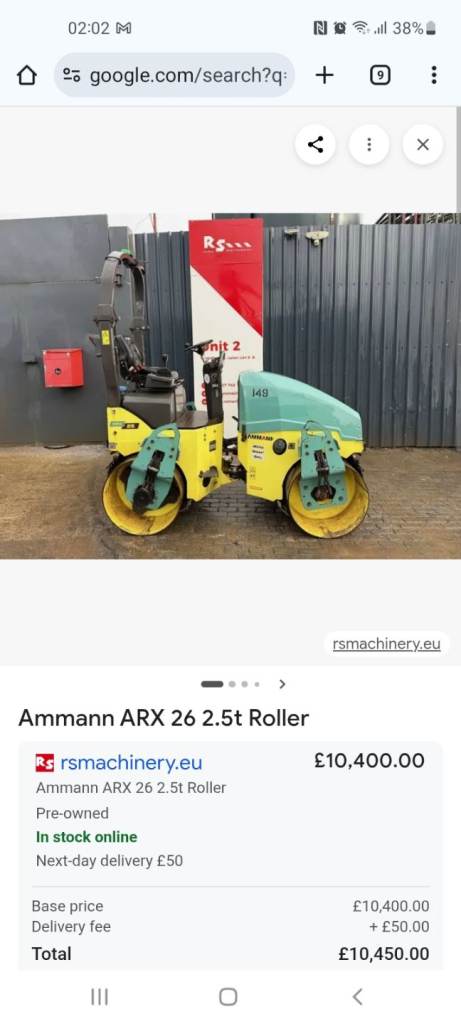 Ammann ARX 26 2.5T ROLLLER