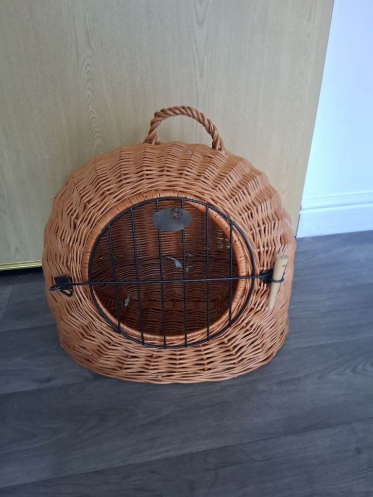 Wicker Cat Basket Carrier
