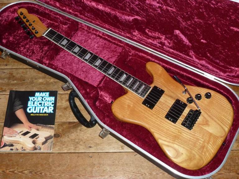 Melvyn Hiscock Custom Telecaster on cover of book, Make Your Own Electric Guitar