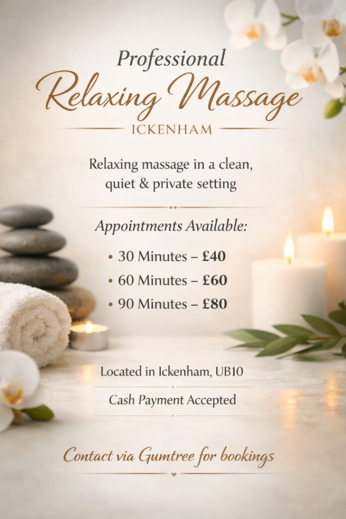 🌿 Star Massage Therapy – Professional Relaxing Massage in Ickenham 🌿