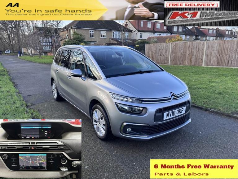 2018 Citroen C4 Grand Picasso 1.2 PureTech Feel 5dr MPV Petrol Manual