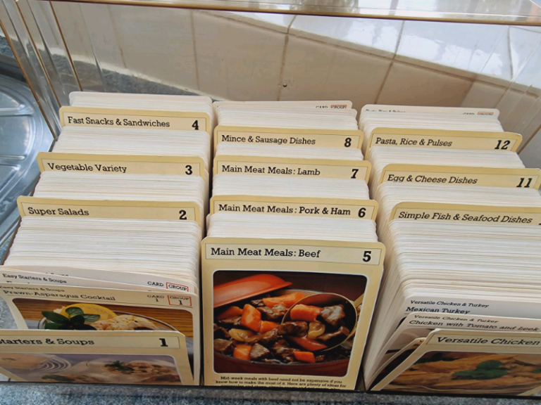 My Favourite Recipes Cardmrk entire collection in boxes