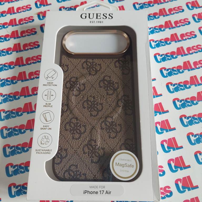 New Guess iPhone 17 Air Case with MagSafe – Brown
