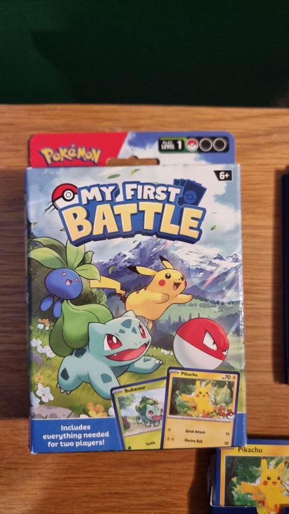 Pokemon my first battle set
