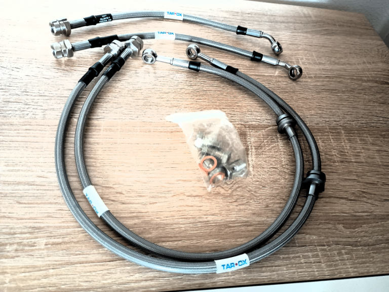 TAROX STAINLESS BRAIDED BRAKE HOSES - AUDI SEAT VOLKSWAGEN
