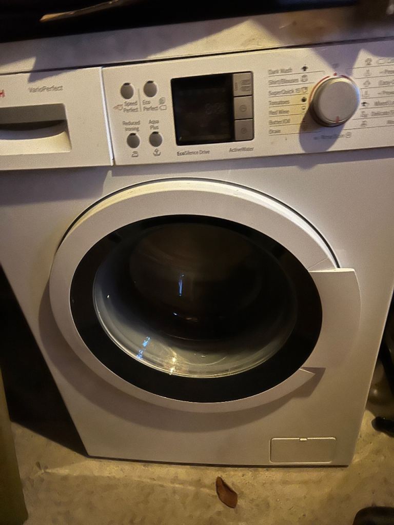Bosch Varioperfect washing machine 