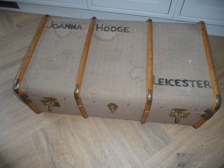 Vintage Steamer Travel Trunk Chest - Great condition - most unusual