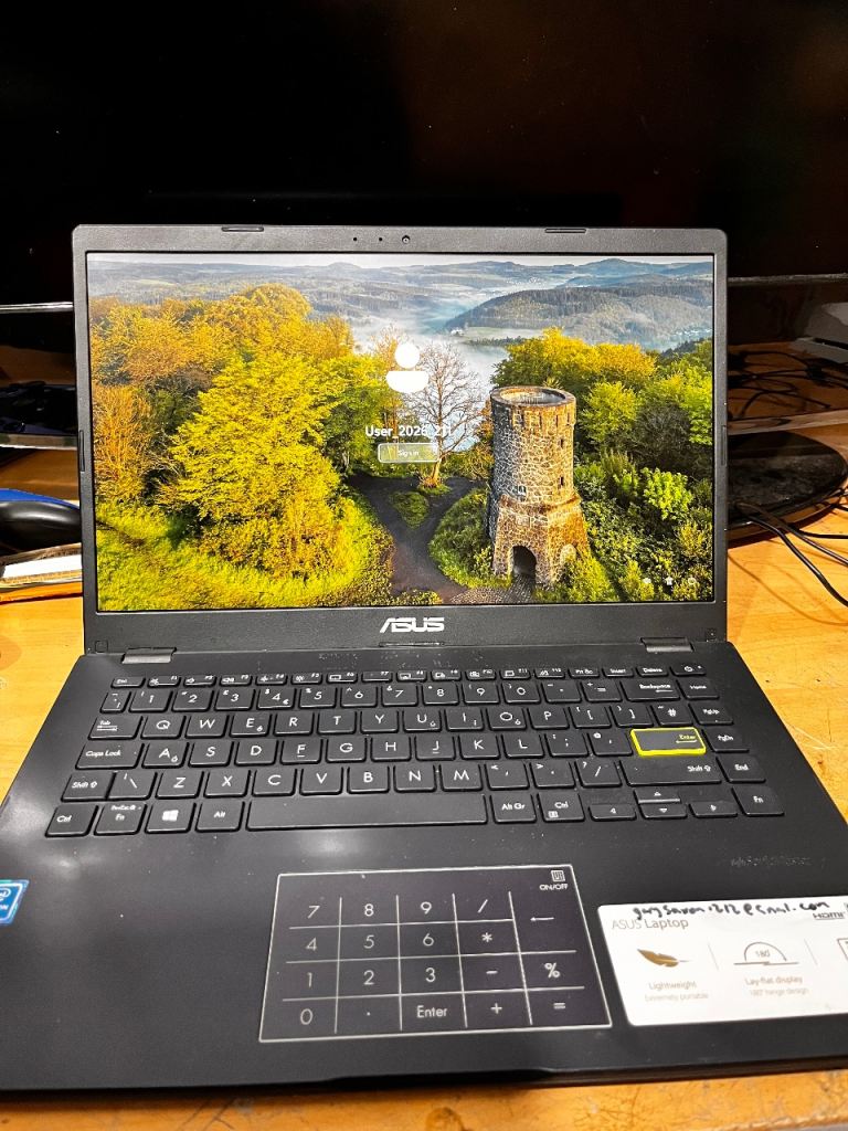 Asus E210MA 11.6" Laptop Celeron N4020 4GB RAM 64GB SSD