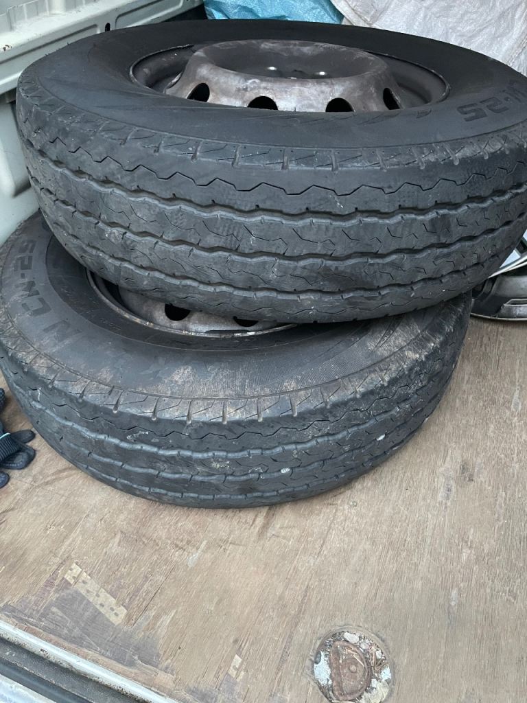 For sale tyres and rims fiat Ducato 4 tyres 