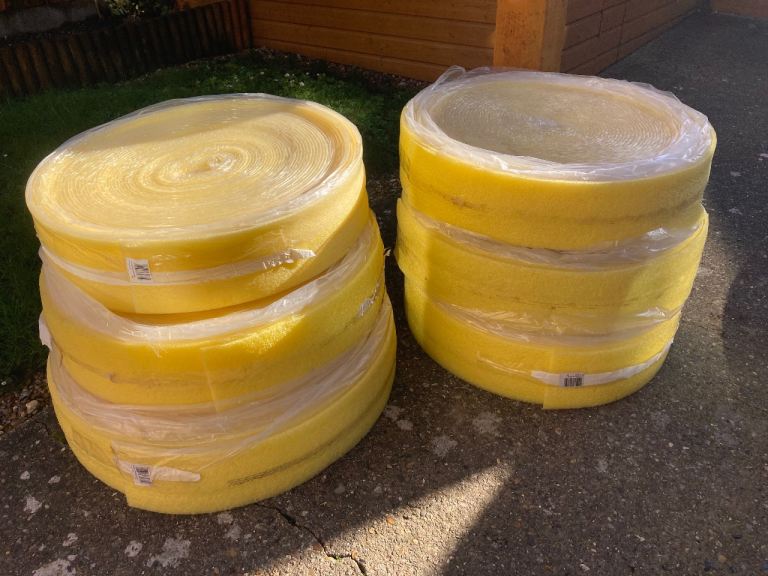 25m Self Adhesive - Underfloor Heating Edge or Perimeter Insulation Tape, for Screed Floor