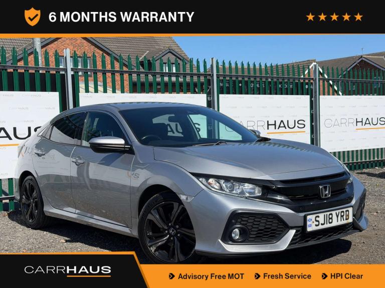 2018 Honda Civic 1.0 Civic SR VTec 5dr Hatchback Petrol Manual