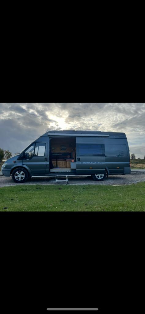 2001 Ford Transit Camper Van Long Wheel Base, High top Full conversion Medium Roof Van  Diesel Ma...