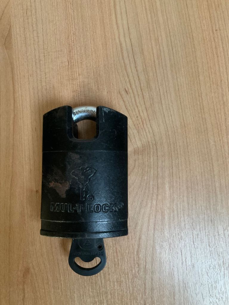 Industrial pad lock 