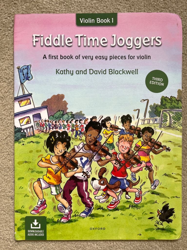Fiddle Time Joggers Violin Book 1 - Kathy and David Blackwell (Third Ed.)