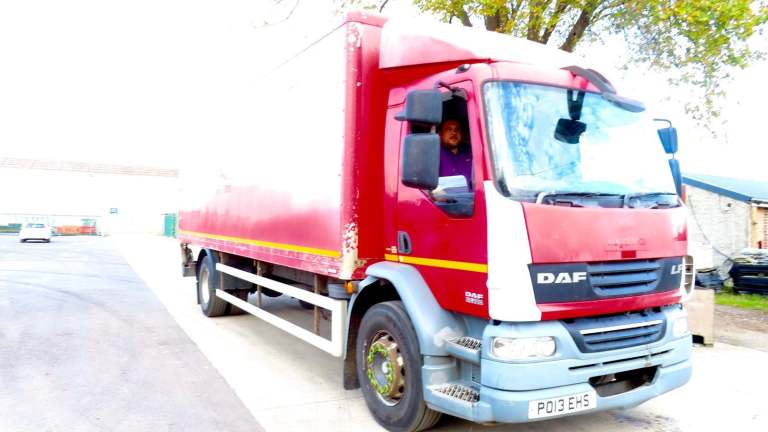 2013 DAF TRUCKS LF euro5 18 tonne box van with tailift